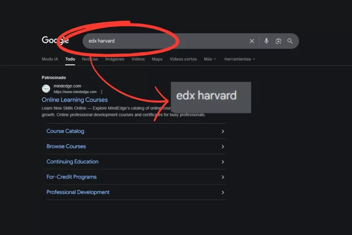 El truco con Google para encontrar los cursos de Harvard 