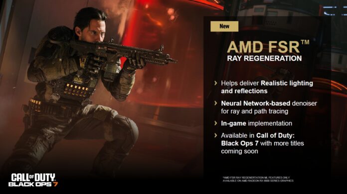 regeneracion de rayos AMD FSR Redstone